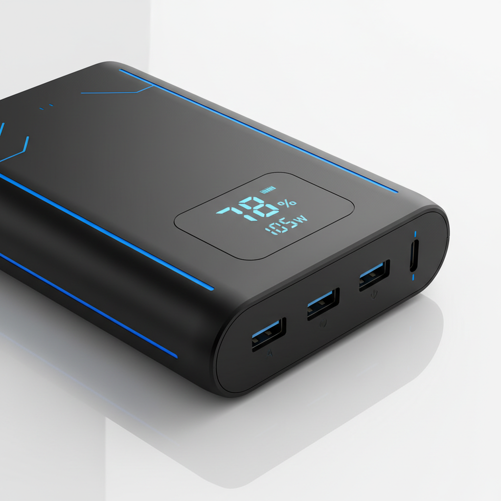 Powerbank  20.000mAh Carga Rápida 120W – Pantalla Digital