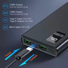 Powerbank  20.000mAh Carga Rápida 120W – Pantalla Digital